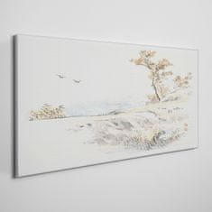 COLORAY.CZ Obraz na plátně Sea tree ptáků cesta 100x50 cm