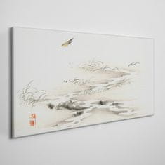COLORAY.CZ Obraz na plátně Pták řeka 120x60 cm