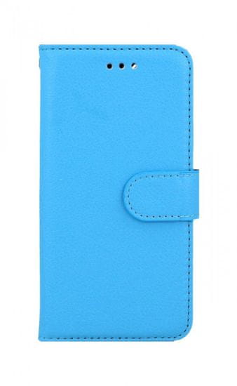 TopQ Pouzdro iPhone SE 2022 knížkové modré s přezkou 74996