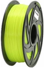 XtendLan tisková struna (filament), PETG, 1,75mm, 1kg, žlutý (3DF-PETG1.75-YL 1kg)
