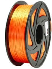 XtendLan tisková struna (filament), PLA, 1,75mm, 1kg, lesklý oranžový (3DF-PLA1.75-SOR 1kg)