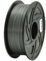 XtendLan tisková struna (filament), PLA, 1,75mm, 1kg, stříbrný (3DF-PLA1.75-SL 1kg)