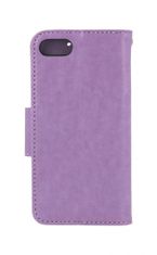 TopQ Pouzdro iPhone SE 2022 knížkové Butterfly fialové 75013