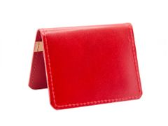 TLW Kožená mini peněženka SHELBY červená