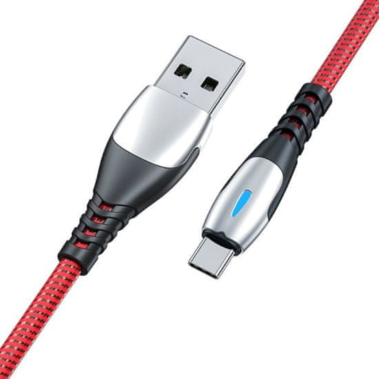 W-STAR W-star Kabel USB / USBC, 5A, 1m, Super nabíjení, červená, KBFCRD1