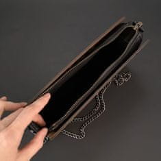 AMADEA Dřevěná kabelka černá - mandala 25 cm