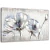Obraz, Malované shabby chic květiny - 90x60