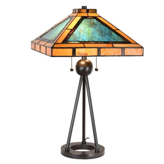 Clayre & Eef Stolní lampa Tiffany ART DECO 5LL-6164
