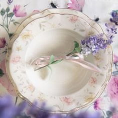 Clayre & Eef Porcelánový jídelní talíř TABLE WARE FLOWERS TWFFP