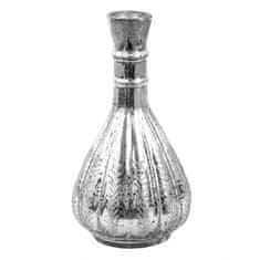 Clayre & Eef Skleněná váza SILVER 6GL3573