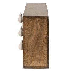 Dřevěná mini skříňka s šuplíky CHICKEN 6H2109