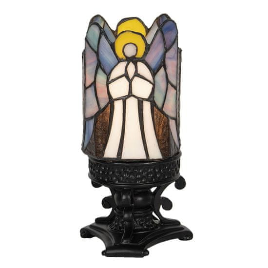 Clayre & Eef Dekorativní stolní lampa Tiffany ANGEL 5LL-6052