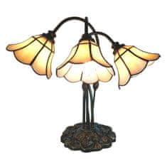 Clayre & Eef Stolní lampa Tiffany TULIPS 5LL-6029