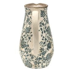 Clayre & Eef Dekorativní keramický džbánek OLD-FASHIONED CHIC 6CE1033L