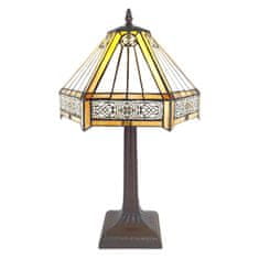 Clayre & Eef Stolní lampa Tiffany ART DECO 5LL-6125