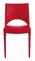 Artspect Plastová židle PARIS židle - Rosso