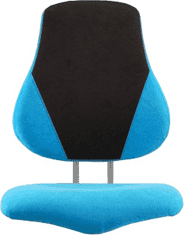 Artspect Rostoucí židle FUXO V-LINE P34 - Světle modro-černá