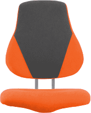 Artspect Rostoucí židle FUXO V-LINE P34 - Oranžovo-šedá
