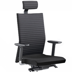 Artspect Kancelářská židle Element 435-SYS - černá/černá