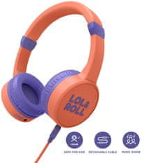 Energy Sistem LOL&ROLL Pop Kids Headphones, oranžová
