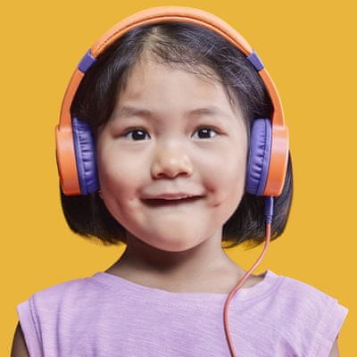  imádnivaló gyerekek fejhallgató energia rendszer lolroll fejhallgató vezetékes csatlakozás mikrofon kihangosító 40mm-es hangszórók 85 db-ra korlátozott hangerő biztonságos hallgatás kényelmes 