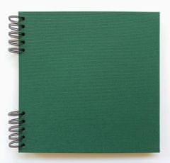 Delux Album - Khaki zelená 22x22 - bílé listy