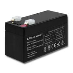 Qoltec Baterie AGM | 12V | 1,3Ah | max. 19,5A