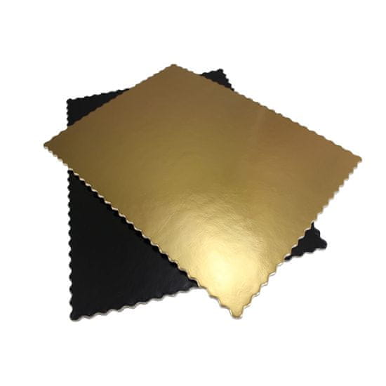 CENTROBAL Podložka pod dort zlatá 30x40 cm (10ks)