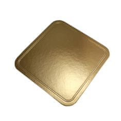 CENTROBAL Podložka pod dort zlatá 30x30 cm (10ks)