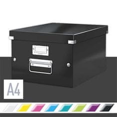 Leitz Univerzální krabice "Click&Store", černá, A4 60440095
