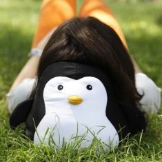 Gadgets House Oboustranný cestovní polštářek ve tvaru tučňáka