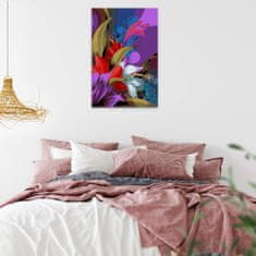 Malujsi Malování podle čísel - Barevné lilie - 40x60 cm, bez dřevěného rámu