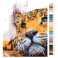 Malujsi Malování podle čísel - Odpočívající jaguár - 80x100 cm, bez dřevěného rámu