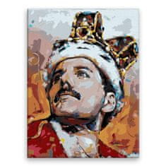 Malujsi Malování podle čísel - Freddie Mercury 02 - 30x40 cm, plátno vypnuté na rám