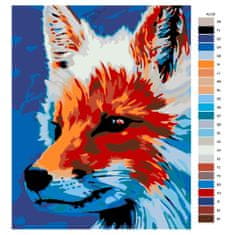 Malujsi Malování podle čísel - Zamyšlená liška - 80x100 cm, plátno vypnuté na rám