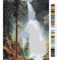Malujsi Malování podle čísel - Vodopád - 80x120 cm, bez dřevěného rámu
