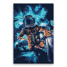 Malujsi Malování podle čísel - Ztracený astronaut - 80x120 cm, bez dřevěného rámu