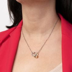 Lotus Style Romantický ocelový bicolor náhrdelník Woman`s Heart LS2117-1/1