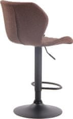 BHM Germany Barová židle Cork, textil, černá / hnědá