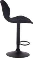 BHM Germany Barová židle Cork, textil, černá / černá