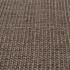 Vidaxl Sisalový koberec pro škrabací sloupek hnědý 80 x 200 cm