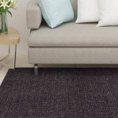 Greatstore Sisalový koberec pro škrabací sloupek černý 80 x 300 cm