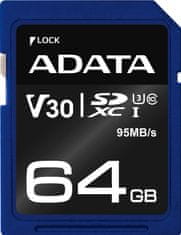 Adata Premier Pro 64GB SDXC/ UHS-I U3 V30S CL10