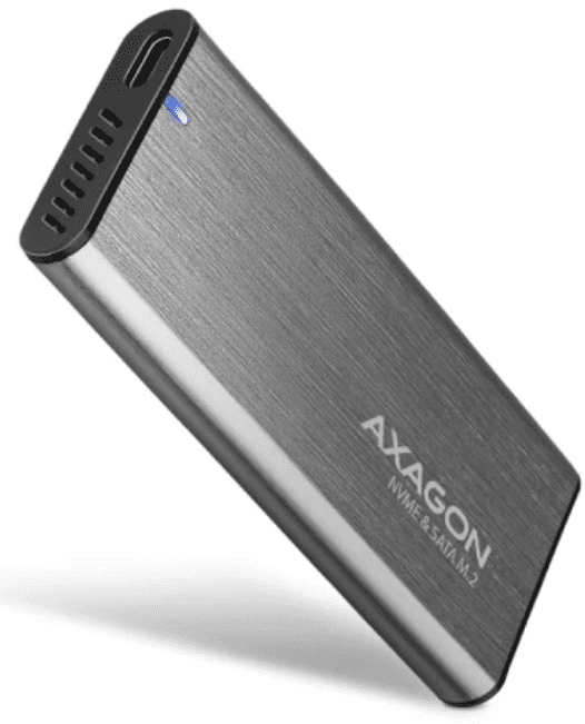 AXAGON EEM2-SG2 RAW box, stříbrná (EEM2-SG2)
