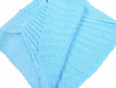 Teplá modrá deka - ocas mořské panny 