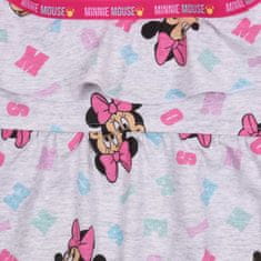 Šedé letní šaty s nápisy - Minnie Mouse DISNEY, 5 let 110 cm 