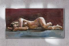 COLORAY.CZ Obraz na skle Abstrakce Ženy anatomie 120x60 cm