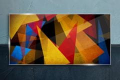 COLORAY.CZ Obraz na skle Abstrakce Trojúhelníky Geometrie 140x70 cm