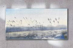 COLORAY.CZ Obraz na skle Abstrakce zimní sníh 120x60 cm