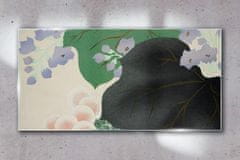 COLORAY.CZ Obraz na skle Abstrakce asijských listů 140x70 cm